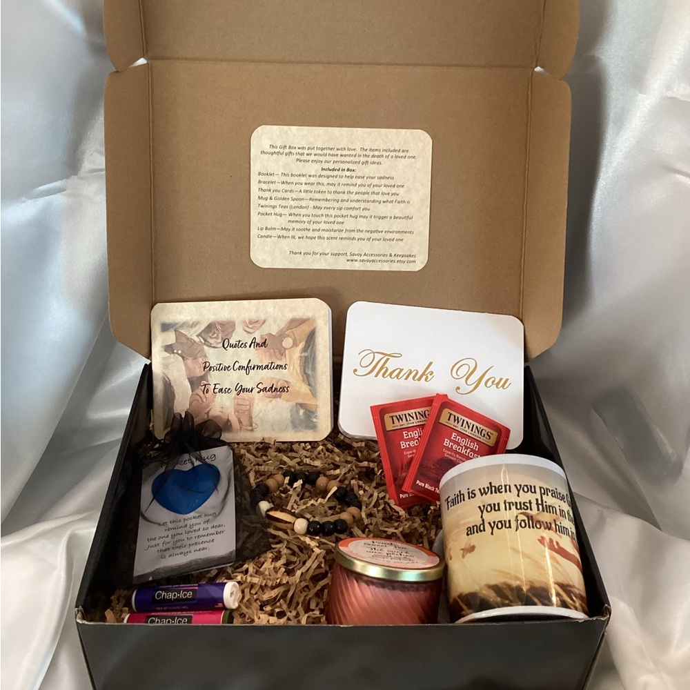 Men’s Custom Made Gift Box for the Bereaved